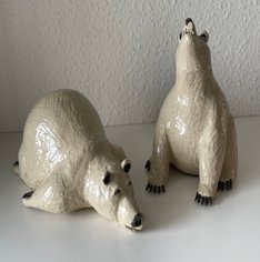 Isbjørne i stentøjsler